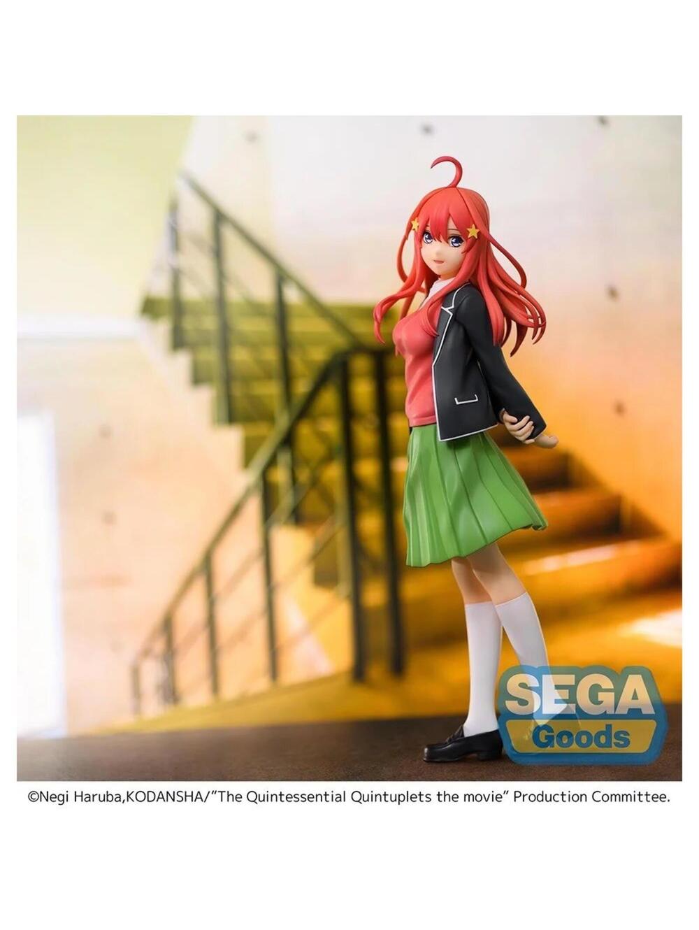 Sega Itsuki Nakano Figure Unisex OS Red New Quintessential Quintuplets SPM